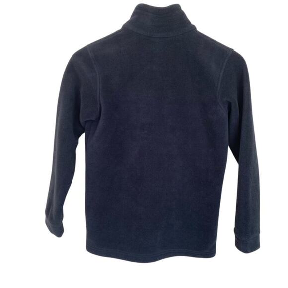 Columbia Black Full Zip Fleece Jacket - Youth Size Medium 10/12 - Picture 3 of 6